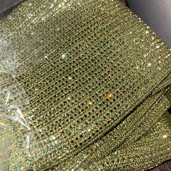 GUCCI Cropped crystal metallic knit wide-leg pants - Picture 6 of 6